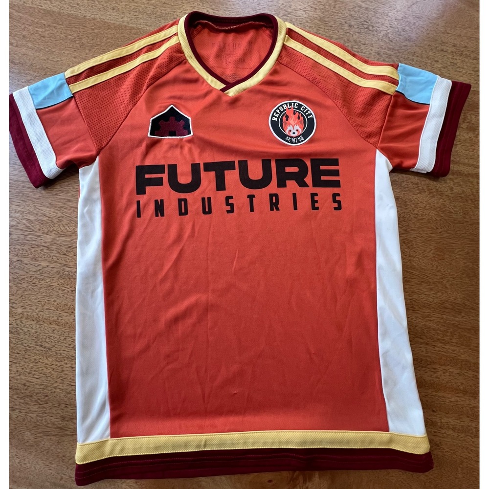BoxLunch Legend of Korra Fire Ferrets Pro-Bending Jersey Orange Mens Small S